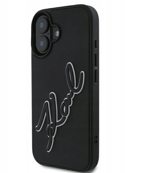 Karl Lagerfeld 3D Rubber Bicolor Signature Защитный Чехол для Apple iPhone 16