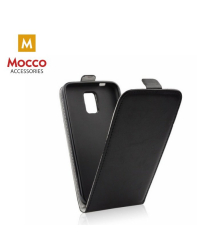 Mocco Kabura Rubber Case Вертикальный Eco Кожаный Чехол для телефона Huawei Mate 20 Lite Черный