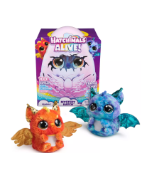 Hatchimals Alive Mystery Hatch Draggle Мягка игрушка Розовая