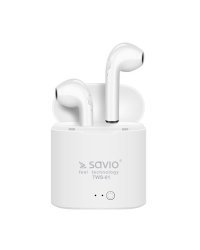 SAVIO TWS-01 Airpods Bluetooth Стерео Гарнитура с Микрофоном