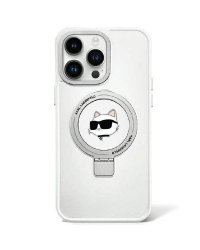 Karl Lagerfeld Ring Stand Choupette Head MagSafe Back Case Защитный Чехол для Apple iPhone 15 Plus