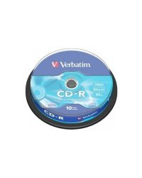 Verbatim Матрицы CD-R 700MB 1x-52x Дополнительная защита / 10 Pack Spindle