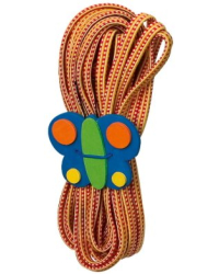 Mocco Chinese Ropes Разноцветные резинки с декоративным держателем (200 x 1 x 0,5 cm) Oранжевый