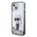 Karl Lagerfeld Liquid Glitter Ikonik Back Case Защитный Чехол для Apple iPhone 15