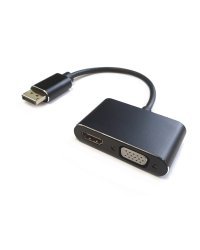 RoGer DisplayPort на HDMI + VGA Адаптер v1.4 / 4K@30Hz