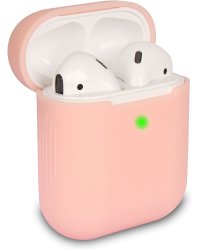 RoGer APODS Силиконовый чехол для Airpods / розовый