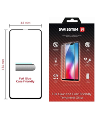 Swissten Full Face 5D Tempered Glass Защитное стекло для экрана Samsung Galaxy S10E черный