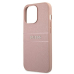 Guess GUHCP13LPSASBPI Saffiano Stripe Back Case Чехол для Apple iPhone 13 Mini / Rose