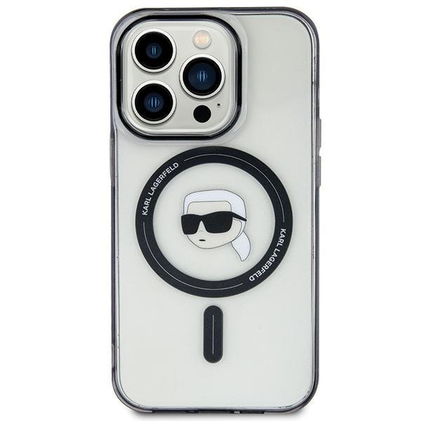 Karl Lagerfeld IML Karl`s Head MagSafe Back Case Защитный Чехол для Apple iPhone 15