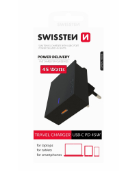 Swissten Slim Premium 45W Сетевое зарядное устройство USB-C PD 3.0