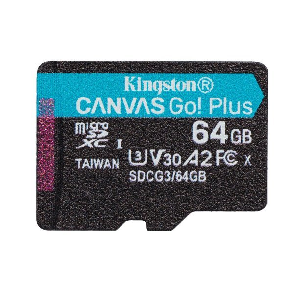 Kingston Canvas Go Карта Памяти 64GB