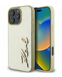 Karl Lagerfeld Metal Signature Защитный Чехол для Apple iPhone 16 Pro