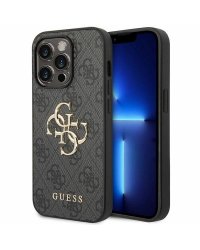 Guess 4G Big Metal Logo Back Case Защитный Чехол для Apple iPhone 15 Pro