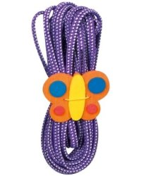 Mocco Chinese Ropes Разноцветные резинки с декоративным держателем (200 x 1 x 0,5 cm) фиолетовый