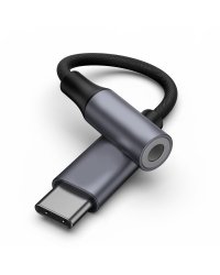 RoGer USB-C to AUX 3,5mm Цифровой аудио aдаптер для телефонов Samsung, Google, OnePlus (DAC 24bit 48KHz)