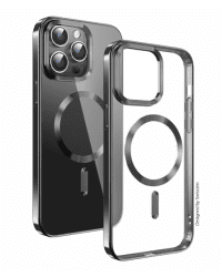 Swissten Clear Jelly Magstick Metallic Case Защитный Чехол для Apple iPhone 14