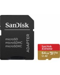 Sandisk Extreme PLUS microSDXC 64 ГБ Карта памяти
