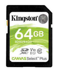 Kingston Kingston Canvas Select Plus SDXC Карта Памяти 64GB