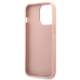 Guess GUHCP13LPSASBPI Saffiano Stripe Back Case Чехол для Apple iPhone 13 Mini / Rose