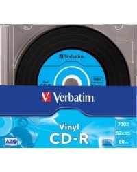 Verbatim Матрицы CD-R AZO 700MB Vinyl 1x-52x, 10 Pack Slim