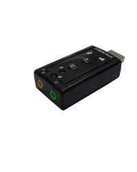 Savio AK-01 Аудио Карта USB / 7.1 / Регулируемая Громкость / Микрофон