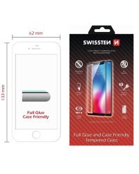 Swissten Full Face Tempered Glass Защитное стекло для экрана Apple iPhone 7 / 8 белый