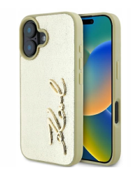 Karl Lagerfeld Metal Signature Защитный Чехол для Apple iPhone 16