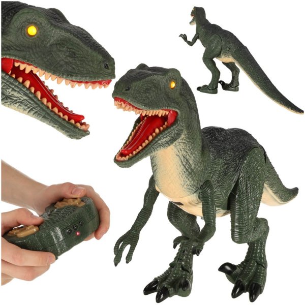 RoGer RC Velociraptor Управляемый Динозавр + Звуки