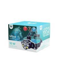 Forever Light LED Ultra Налобный фонарь/ T6 / 2x 10W + XP-E 2x 3W / 500lm 2x 18650 / 1200mAh Li-Ion