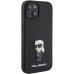 Karl Lagerfeld Fixed Glitter Ikonik Logo Metal Pin Back Case Защитный Чехол для Apple iPhone 15