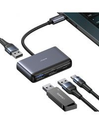 Usams HUB 4in1 2xUSB 2.0 / USB 3.0 / USB-C USB Hub