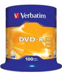 Verbatim Матрицы DVD-R AZO 4.7GB 16x 100 Pack Spindle