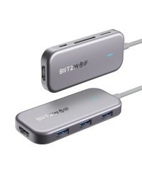 BlitzWolf BW-TH5 Hub 7in1 USB-C / 3x USB 3.0 / HDMI / USB-C PD / SD / MicroSD