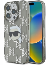 Karl Lagerfeld IML Karl Head Electroplated Защитный Чехол для Apple iPhone 16