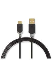 NEDIS CCBW60601AT20 Кабель USB 2.0 | USB-A male | USB-C™ male | 60 W | 480 Mbps | 2.00 m