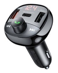 Remax RCC331 FM-передатчик Автомобильный радиоприемник MP3 / 2xUSB / Type-C / MicroSD