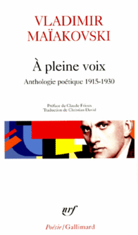 A pleine voix. Anthologie poetique 1915-1930