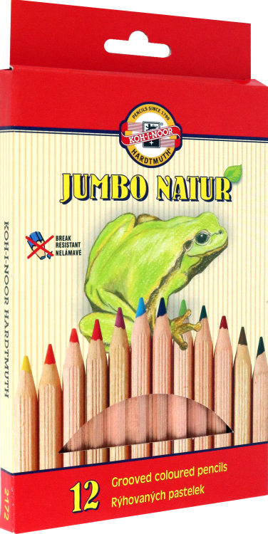 Карандаши цветные &quot;Jumbo Natur&quot;, 12 цветов