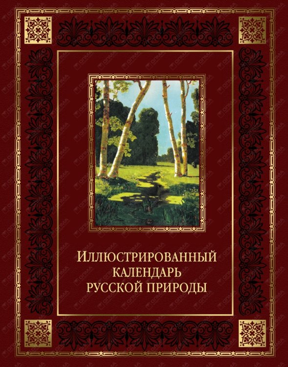 Иллюстрированный календарь русской природы (кожа)