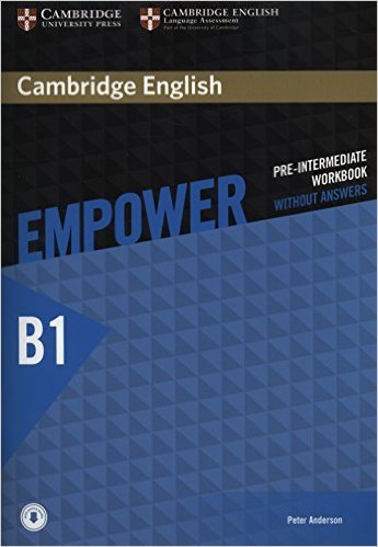 Cambridge English Empower Pre-intermediate Workbook without Answers with Downloadable Audio