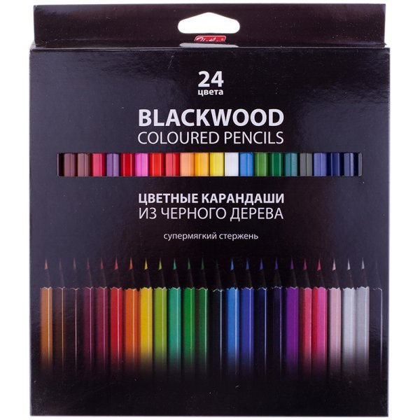 Карандаши цветные &quot;Black Diamond&quot;, 24 цвета