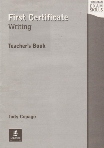 Longman Exam Skills FCE (First Certificate in English) Writing Teacher's Book