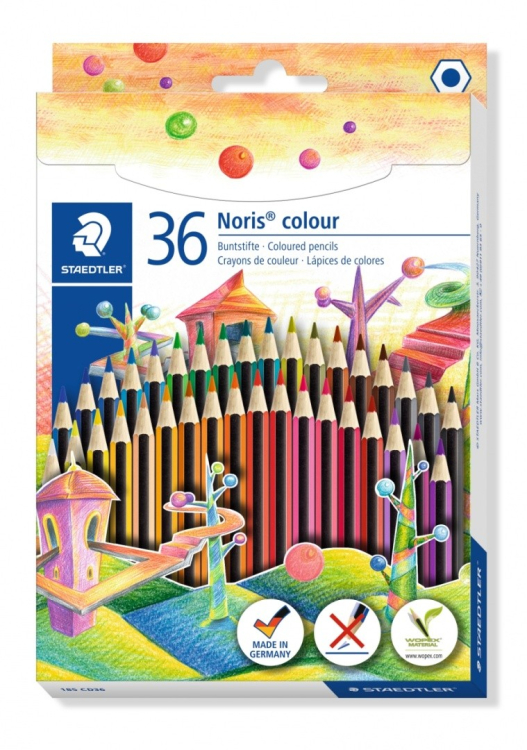 Карандаши цветные &quot;Noris Colour 185&quot;, 36 цветов