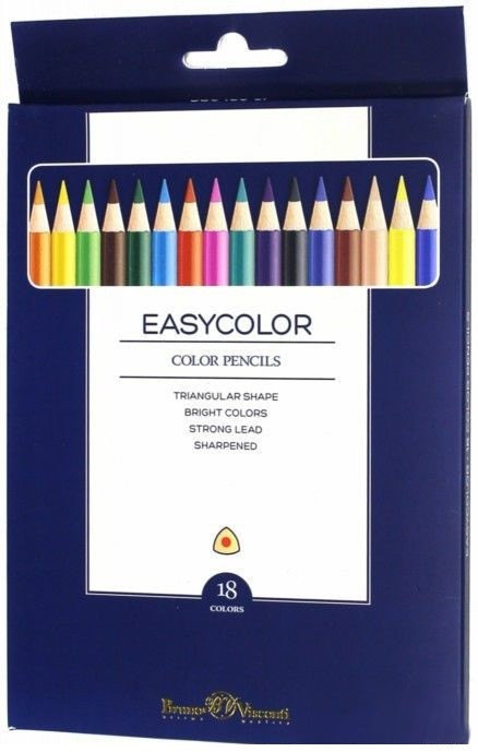 Карандаши цветные &quot;Easycolor&quot;, 18 цветов