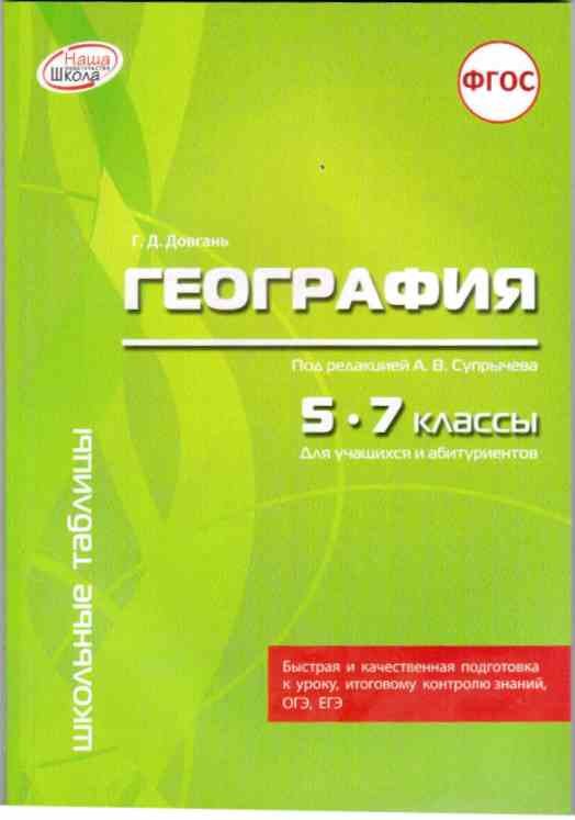 География. 5-7 классы. Для учащихся и абитуриентов. ФГОС