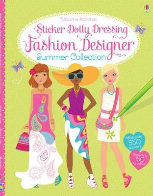 Sticker Dolly Dressing Fashion Designer. Summer Collection