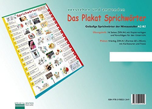 Plakat Sprichworter Ubungsheft und 1 Plakat