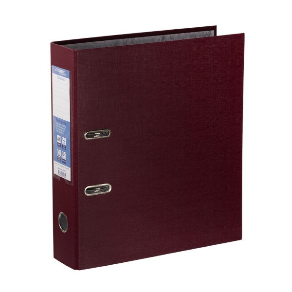 Папка-регистратор co съемным арочным механизмом Expert Complete &quot;Classic&quot;, А4, 75 мм, цвет: бордовый, арт. 25165