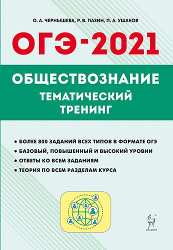 Обществознание. ОГЭ-2021. 9-й класс. Тематический тренинг