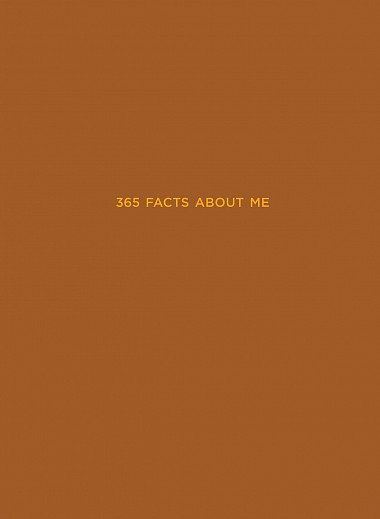 Ежедневники Веденеевой. 365 facts about me. 365 фактов обо мне